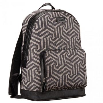 Copy Gucci Caleido Black Backpack "Y" Patterns Double Zipper Closure Women Gift Christmas Day  