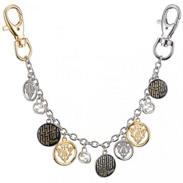 Gucci Silver And Gold Bracelet Multi Tri-color Pendent SS Silver Handbags' Embellishment Discount