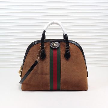 Cheapest Green-Red Web Decorated Camel Body Black Leather Trim & Bottom Ophidia -  Gucci Women Cross-body Bag