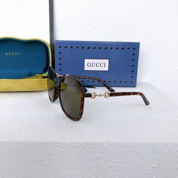  Gucci GG0892SA Bronze Sunscreen Lens Amber Legs Logo GG Metal Detail Mark Imported Material Unisex Sunglasses