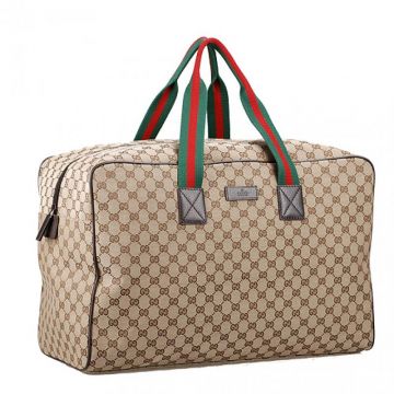 Gucci Large Carry On Copy Duffle Bag Beige Monogram Canvas Couple Style Price List Australia Sale 