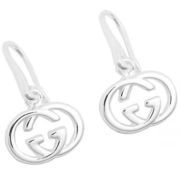 Gucci Knock-off Britt Silver Drop Earrings Cheap Price Double G Pendant For Sale India