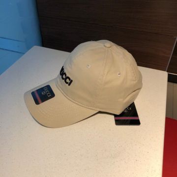 Outdoor Sport Gucci Logo Embroidered Detail Double G Web Square Printing Pattern Unisex Fabric Baseball Cap Black/Khaki 