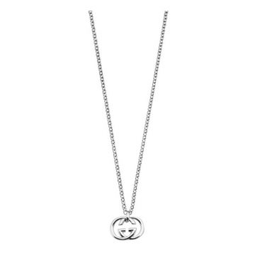Hot Selling Gucci Interlocking G 925 Sterling Silver Double G Pendant Necklace Popular Jewellery For Ladies Replica